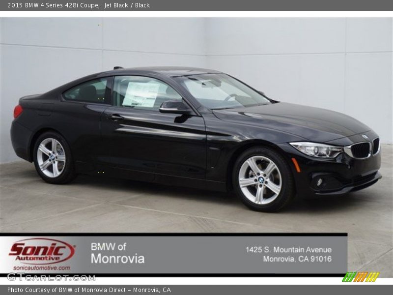 Jet Black / Black 2015 BMW 4 Series 428i Coupe