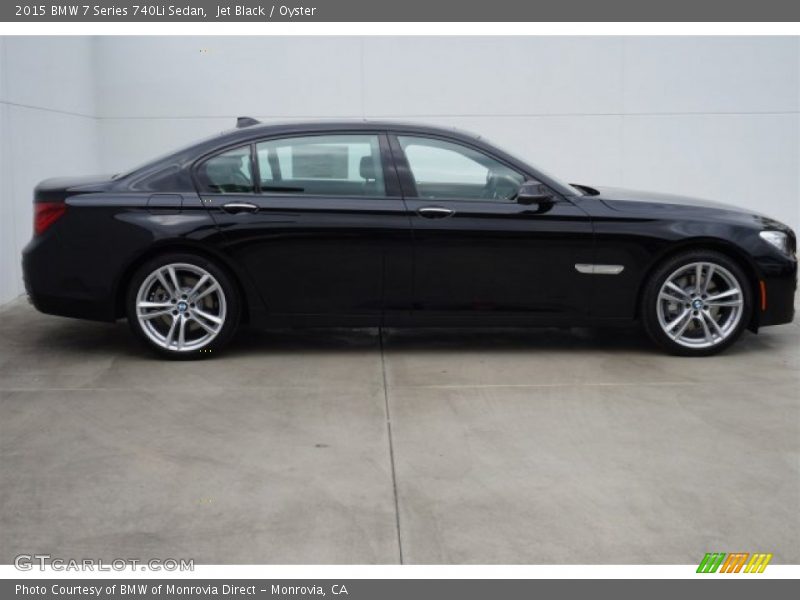 Jet Black / Oyster 2015 BMW 7 Series 740Li Sedan
