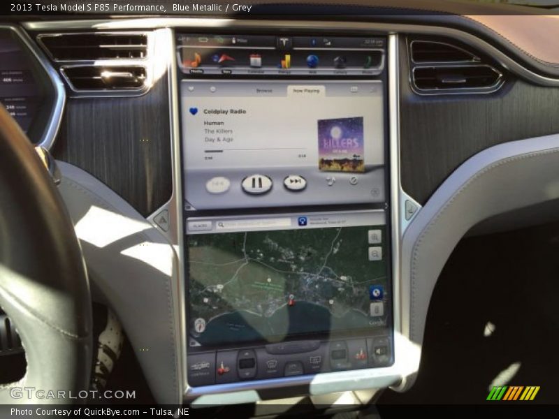 Controls of 2013 Model S P85 Performance