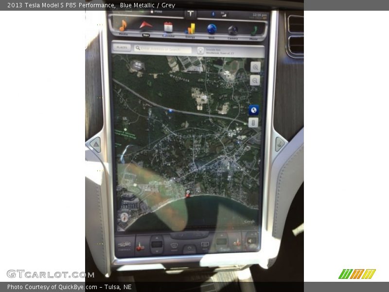 Navigation of 2013 Model S P85 Performance