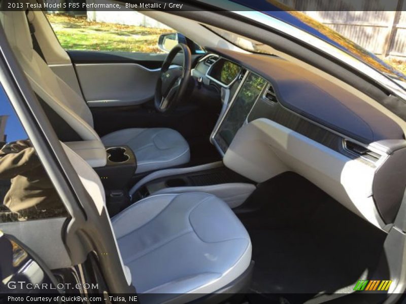  2013 Model S P85 Performance Grey Interior