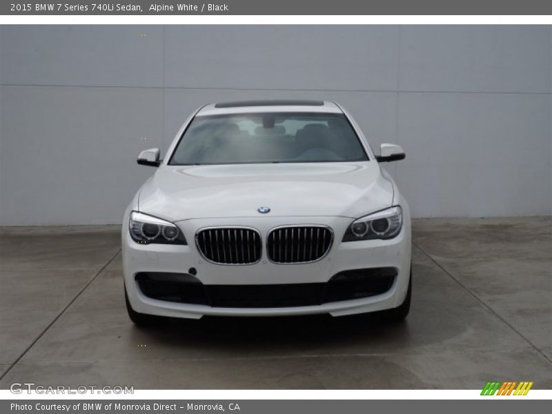 Alpine White / Black 2015 BMW 7 Series 740Li Sedan