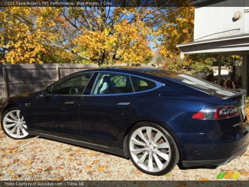  2013 Model S P85 Performance Blue Metallic