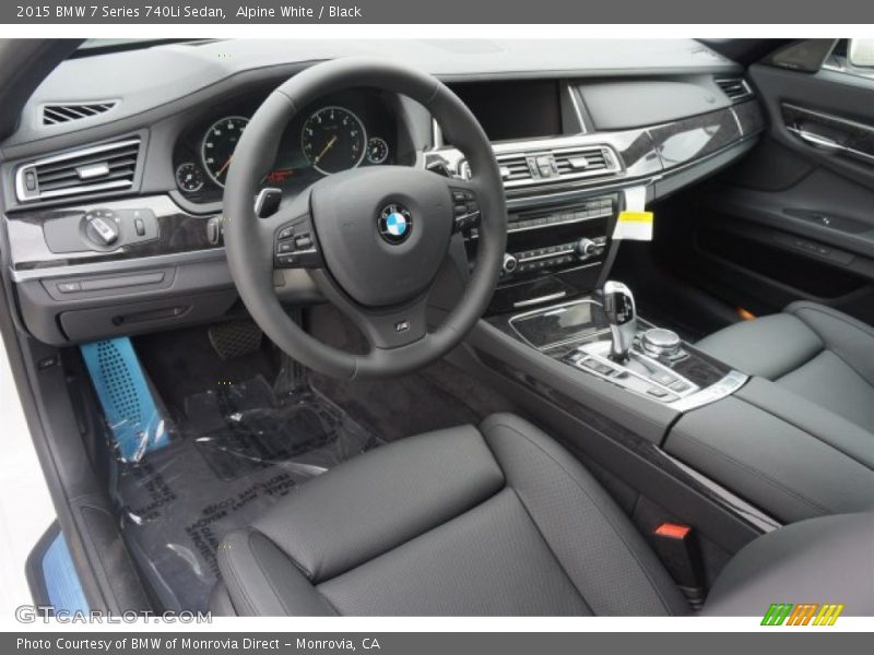 Black Interior - 2015 7 Series 740Li Sedan 