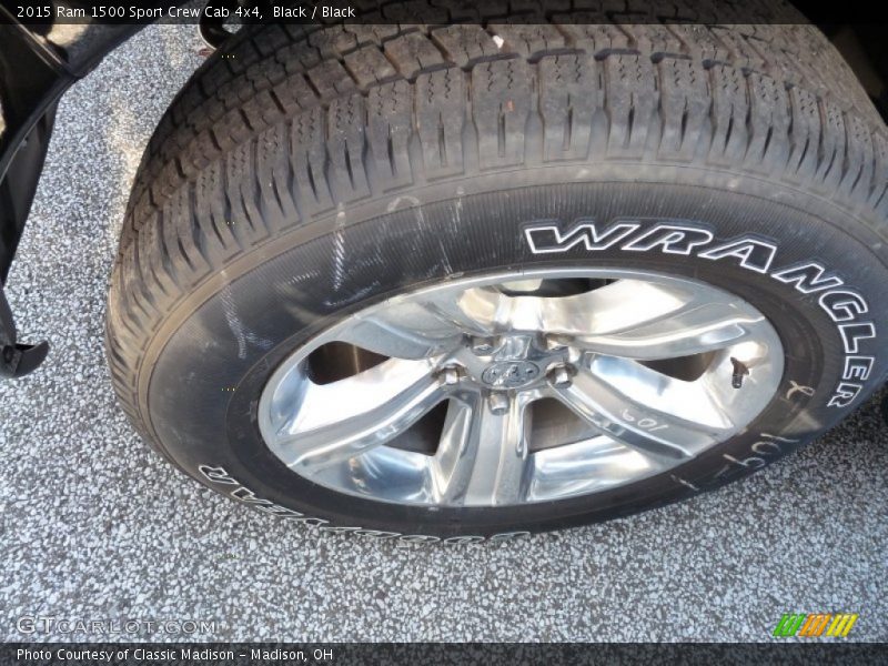 Black / Black 2015 Ram 1500 Sport Crew Cab 4x4