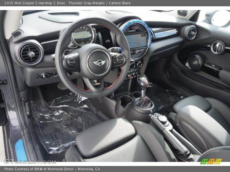 Thunder Gray Metallic / Carbon Black 2015 Mini Cooper S Hardtop 2 Door