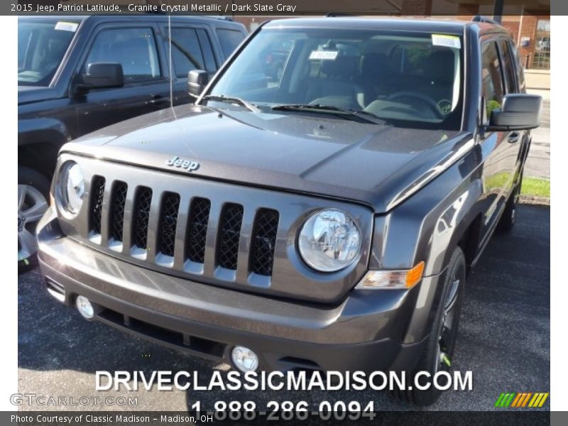 Granite Crystal Metallic / Dark Slate Gray 2015 Jeep Patriot Latitude