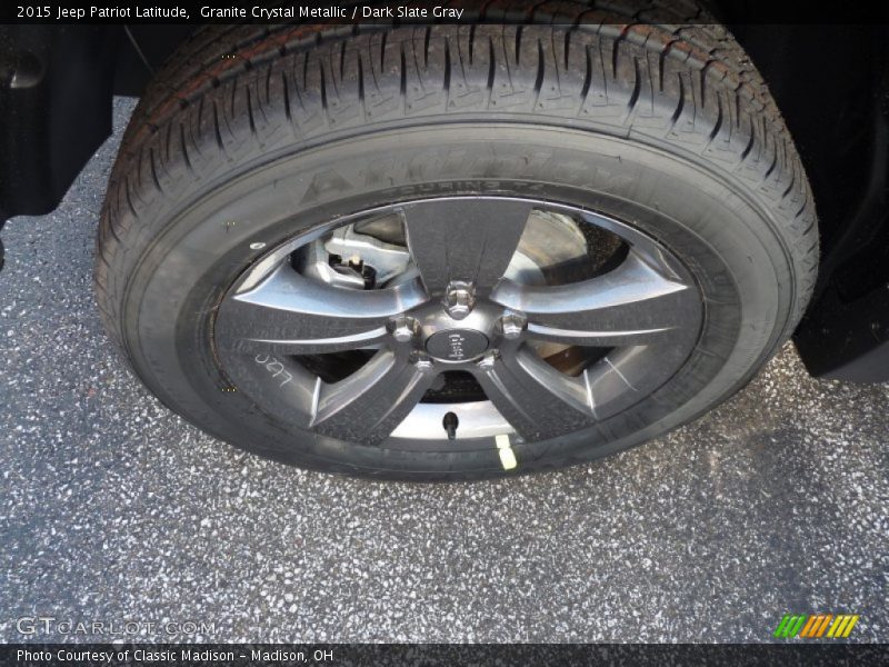 Granite Crystal Metallic / Dark Slate Gray 2015 Jeep Patriot Latitude