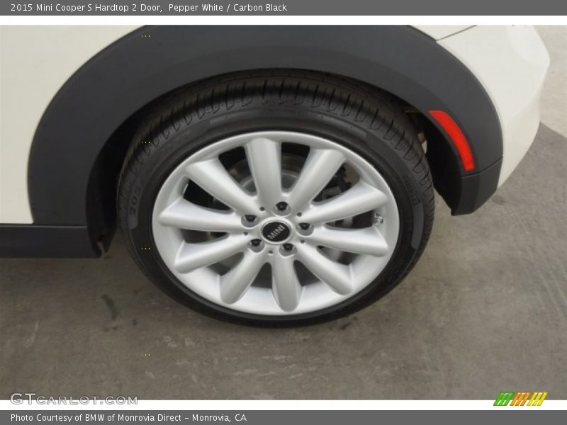 Pepper White / Carbon Black 2015 Mini Cooper S Hardtop 2 Door