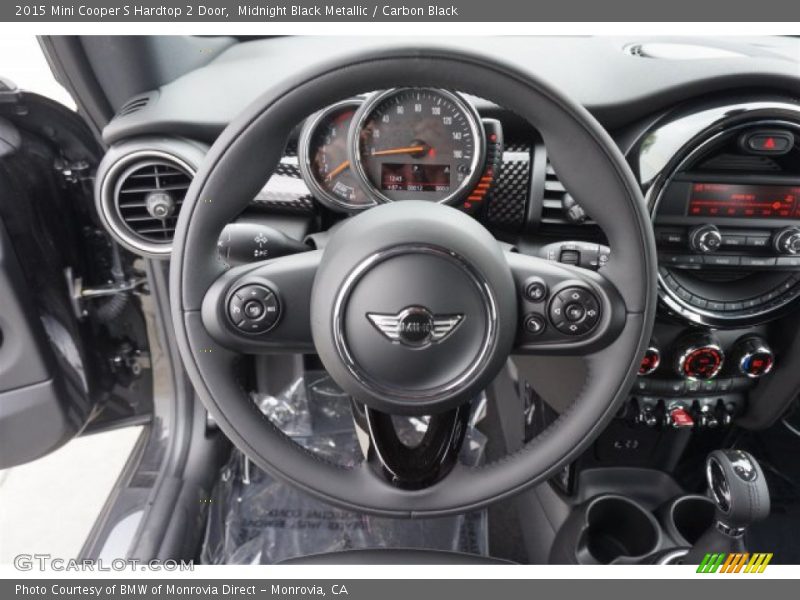 Midnight Black Metallic / Carbon Black 2015 Mini Cooper S Hardtop 2 Door