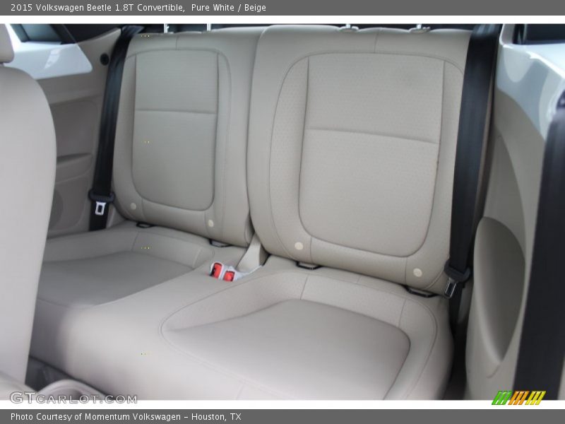 Pure White / Beige 2015 Volkswagen Beetle 1.8T Convertible