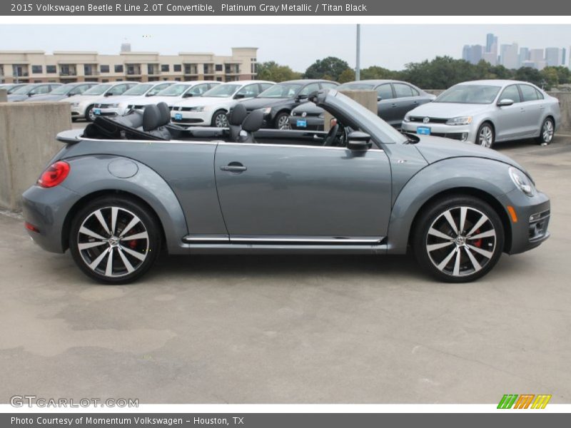  2015 Beetle R Line 2.0T Convertible Platinum Gray Metallic