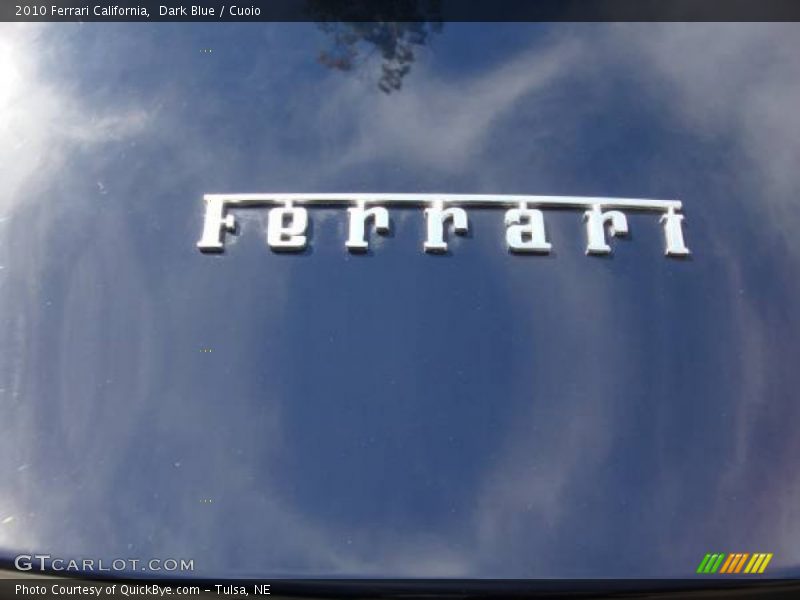 Dark Blue / Cuoio 2010 Ferrari California