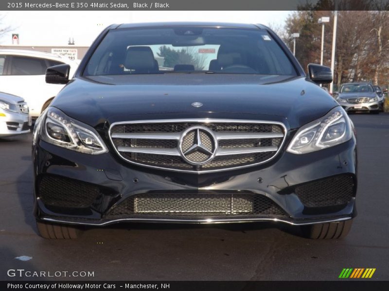 Black / Black 2015 Mercedes-Benz E 350 4Matic Sedan