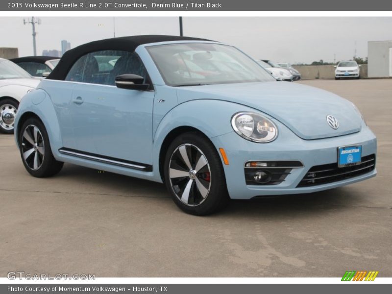 Denim Blue / Titan Black 2015 Volkswagen Beetle R Line 2.0T Convertible
