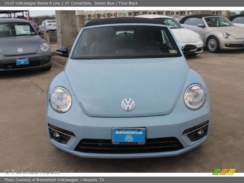 Denim Blue / Titan Black 2015 Volkswagen Beetle R Line 2.0T Convertible