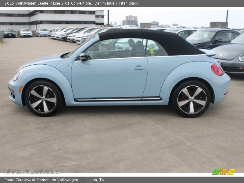  2015 Beetle R Line 2.0T Convertible Denim Blue
