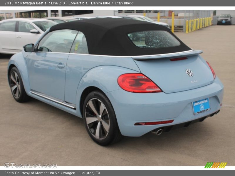 Denim Blue / Titan Black 2015 Volkswagen Beetle R Line 2.0T Convertible