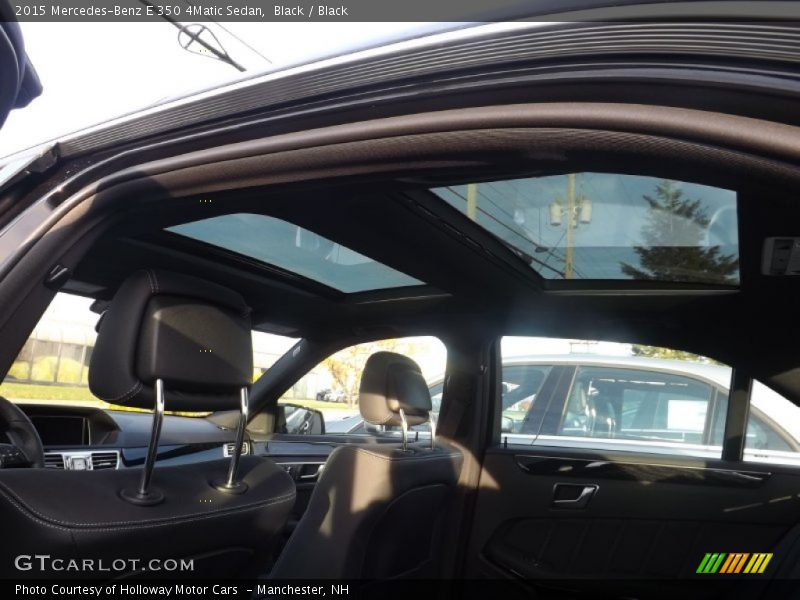 Black / Black 2015 Mercedes-Benz E 350 4Matic Sedan
