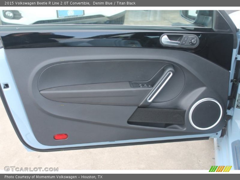 Denim Blue / Titan Black 2015 Volkswagen Beetle R Line 2.0T Convertible