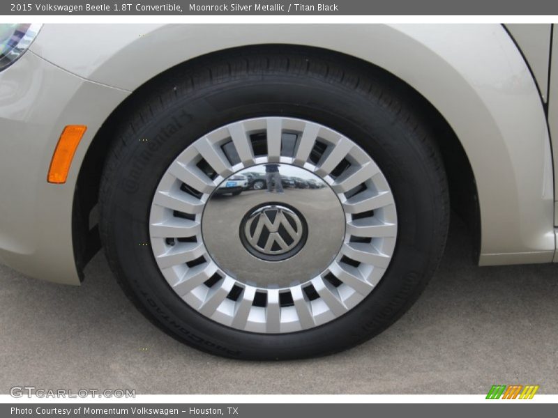 Moonrock Silver Metallic / Titan Black 2015 Volkswagen Beetle 1.8T Convertible