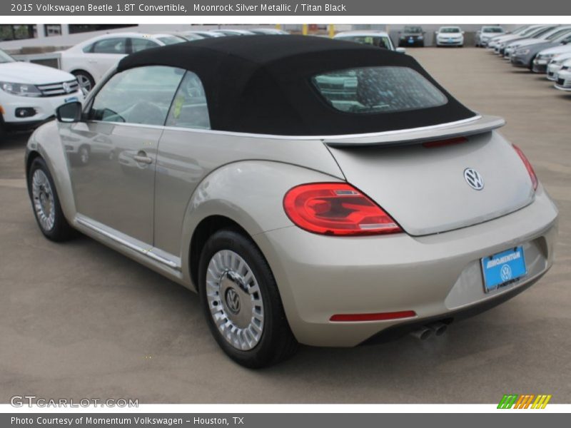 Moonrock Silver Metallic / Titan Black 2015 Volkswagen Beetle 1.8T Convertible