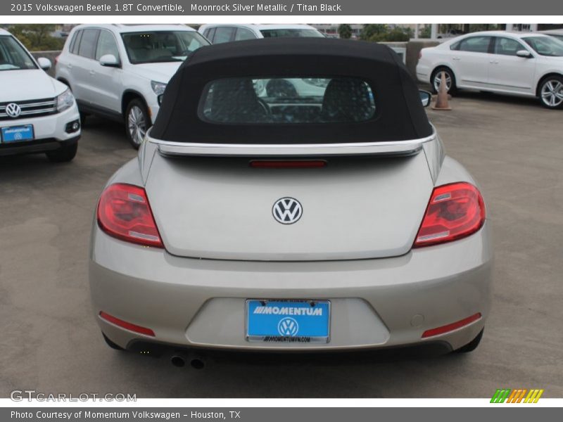 Moonrock Silver Metallic / Titan Black 2015 Volkswagen Beetle 1.8T Convertible