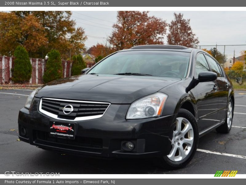 Super Black / Charcoal Black 2008 Nissan Maxima 3.5 SL