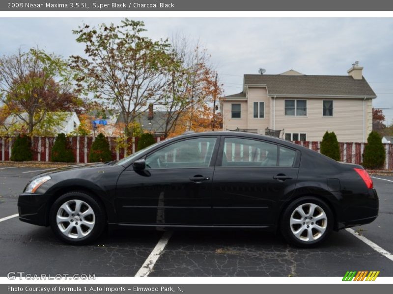 Super Black / Charcoal Black 2008 Nissan Maxima 3.5 SL