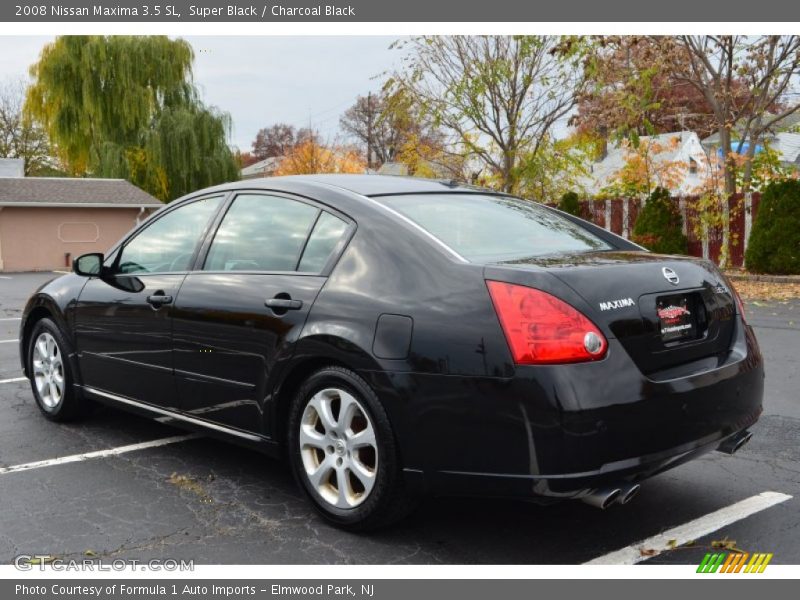Super Black / Charcoal Black 2008 Nissan Maxima 3.5 SL