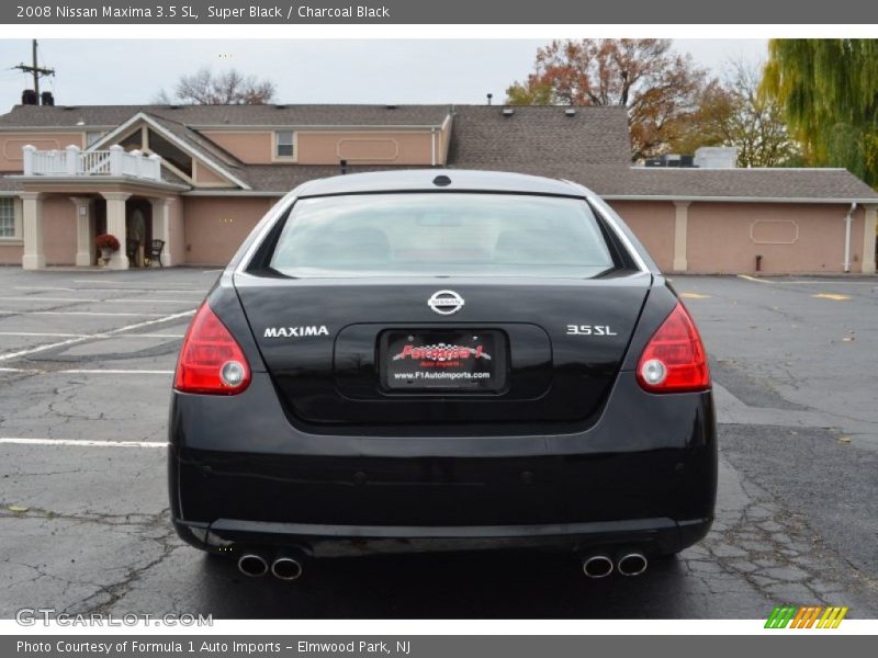 Super Black / Charcoal Black 2008 Nissan Maxima 3.5 SL