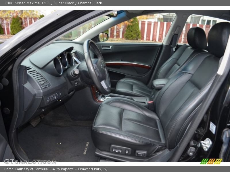 Super Black / Charcoal Black 2008 Nissan Maxima 3.5 SL