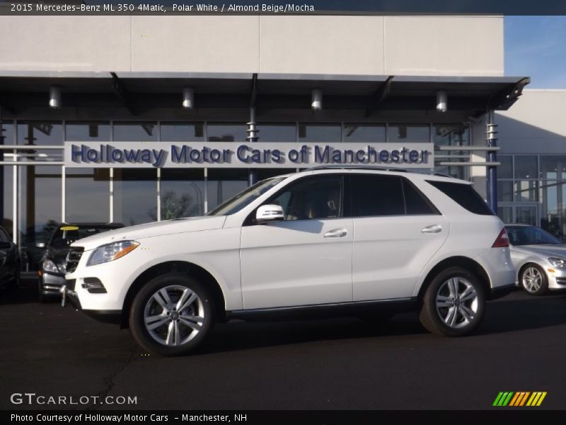 Polar White / Almond Beige/Mocha 2015 Mercedes-Benz ML 350 4Matic