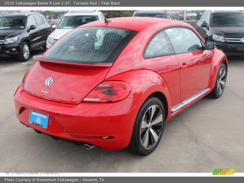 Tornado Red / Titan Black 2015 Volkswagen Beetle R Line 2.0T