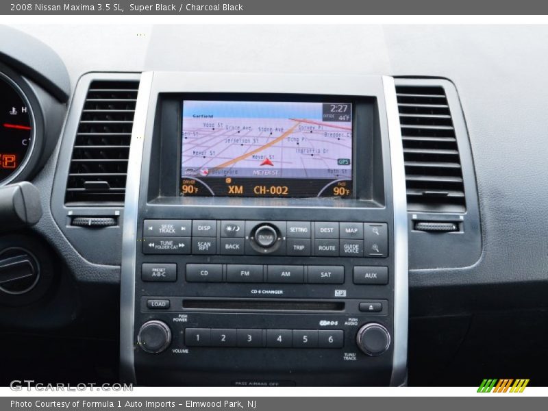 Super Black / Charcoal Black 2008 Nissan Maxima 3.5 SL