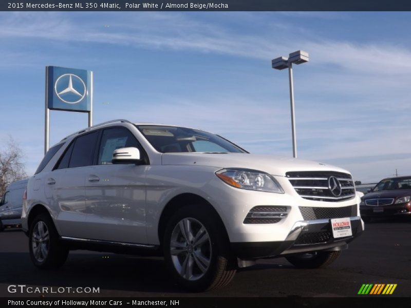 Polar White / Almond Beige/Mocha 2015 Mercedes-Benz ML 350 4Matic