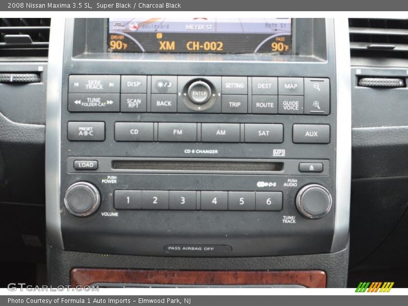 Super Black / Charcoal Black 2008 Nissan Maxima 3.5 SL
