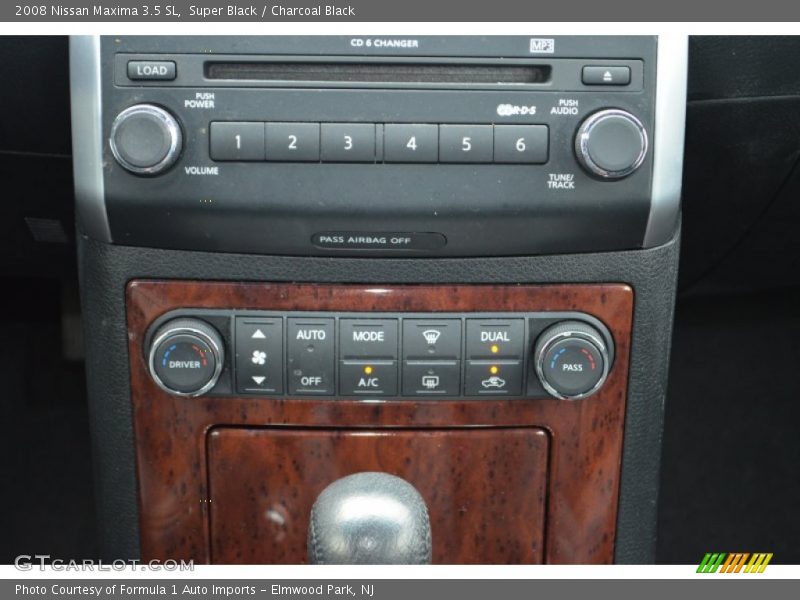 Super Black / Charcoal Black 2008 Nissan Maxima 3.5 SL