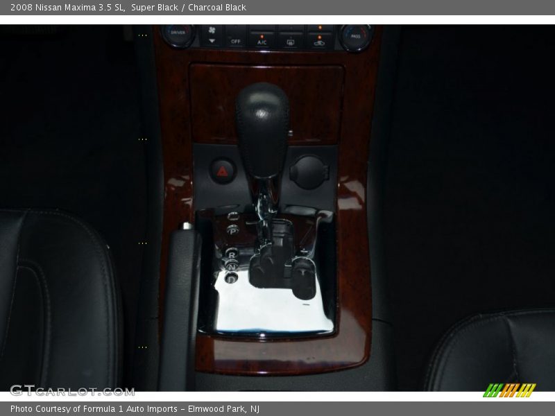Super Black / Charcoal Black 2008 Nissan Maxima 3.5 SL