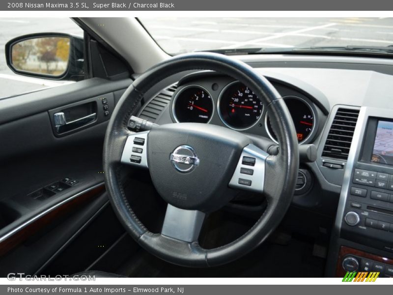 Super Black / Charcoal Black 2008 Nissan Maxima 3.5 SL