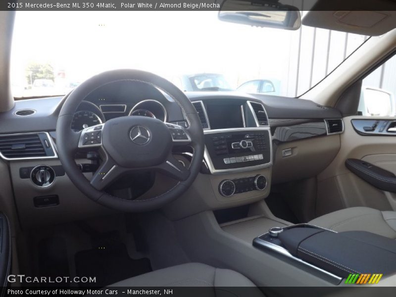Polar White / Almond Beige/Mocha 2015 Mercedes-Benz ML 350 4Matic