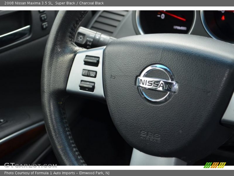 Super Black / Charcoal Black 2008 Nissan Maxima 3.5 SL