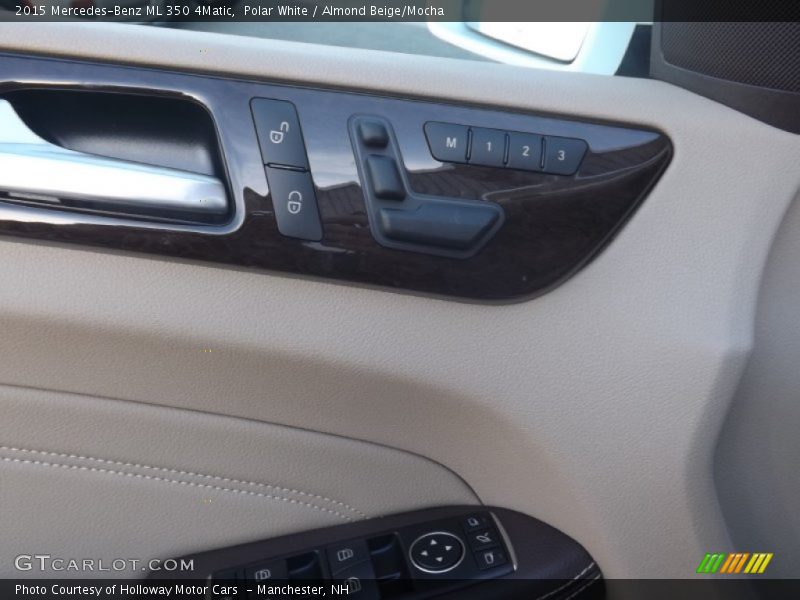 Polar White / Almond Beige/Mocha 2015 Mercedes-Benz ML 350 4Matic