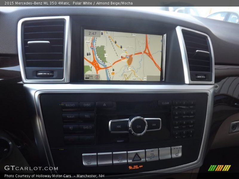 Polar White / Almond Beige/Mocha 2015 Mercedes-Benz ML 350 4Matic