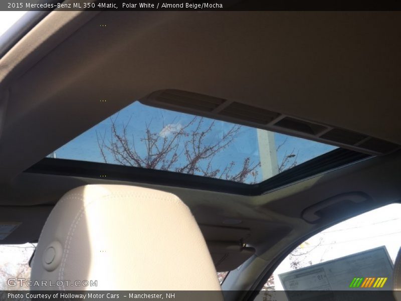 Polar White / Almond Beige/Mocha 2015 Mercedes-Benz ML 350 4Matic