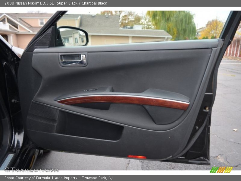 Super Black / Charcoal Black 2008 Nissan Maxima 3.5 SL