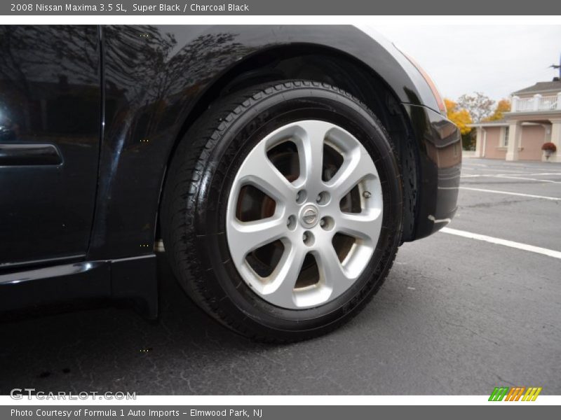 Super Black / Charcoal Black 2008 Nissan Maxima 3.5 SL