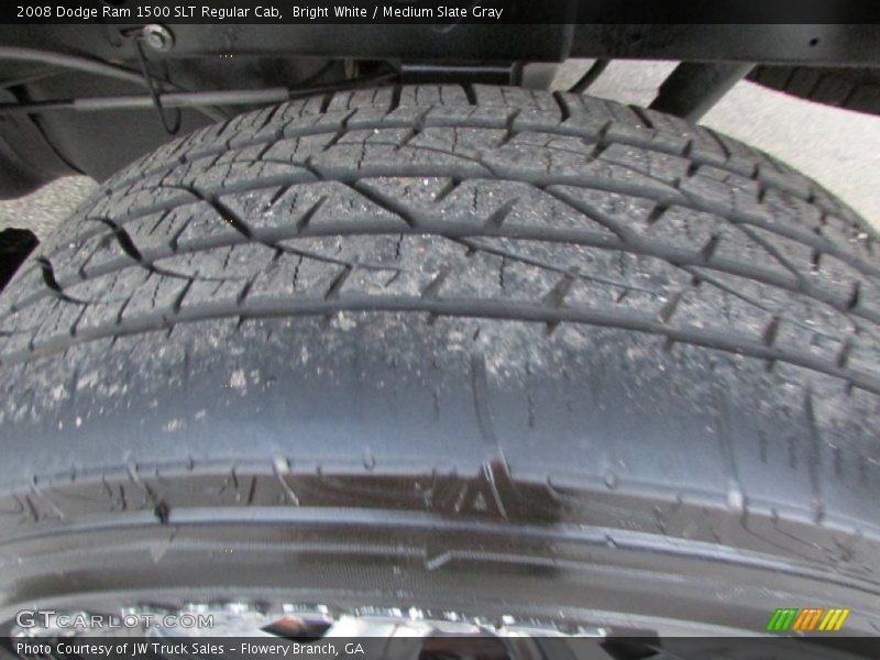 Bright White / Medium Slate Gray 2008 Dodge Ram 1500 SLT Regular Cab