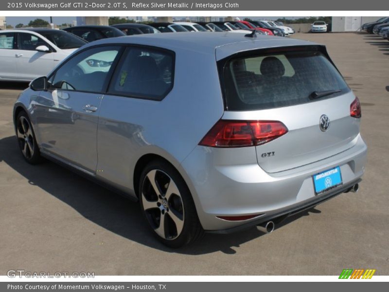 Reflex Silver Metallic / Interlagos Cloth 2015 Volkswagen Golf GTI 2-Door 2.0T S