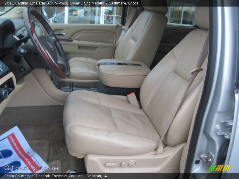 Silver Lining Metallic / Cashmere/Cocoa 2011 Cadillac Escalade Luxury AWD